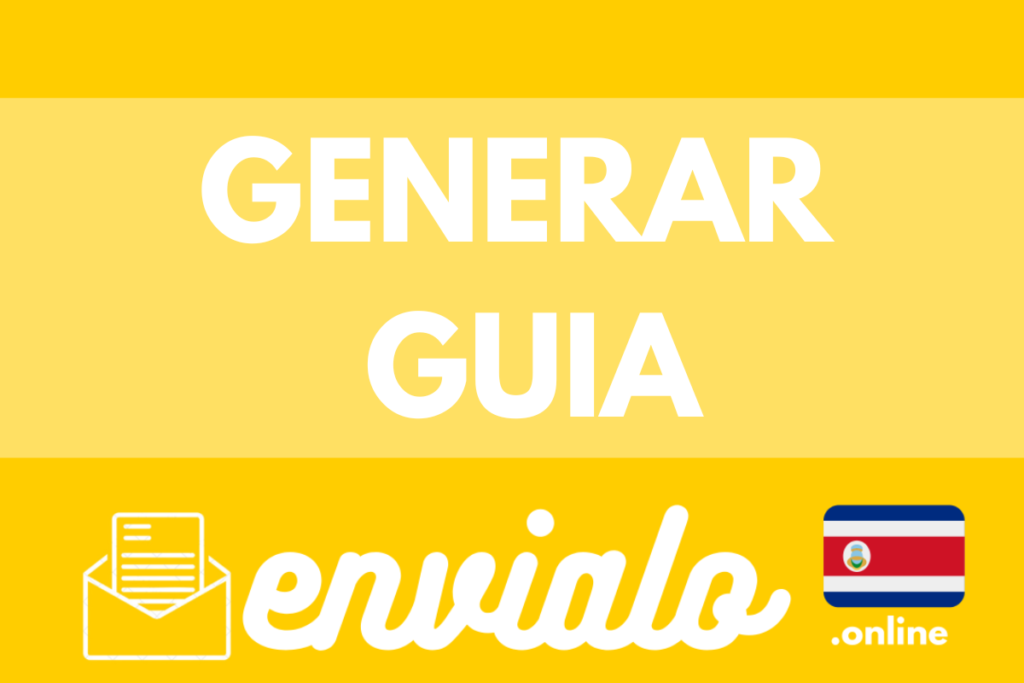 generar guia correos de costa rica